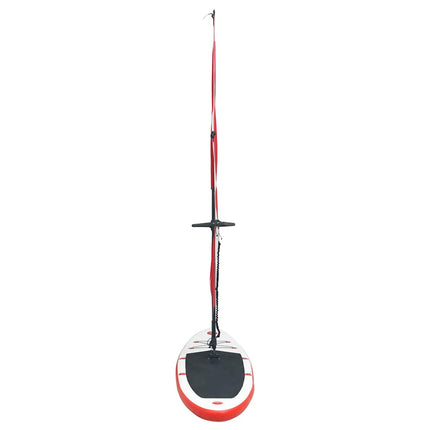 Stand-Up Paddleboard Opblaasbaar Met Zeilset En Wit