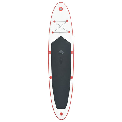 Stand-Up Paddleboard Opblaasbaar Met Zeilset En Wit