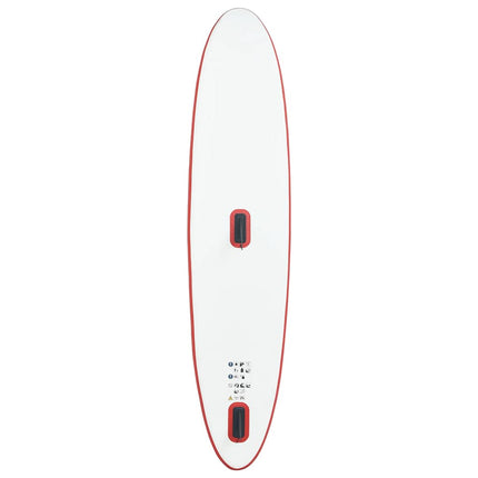 Stand-Up Paddleboard Opblaasbaar Met Zeilset En Wit