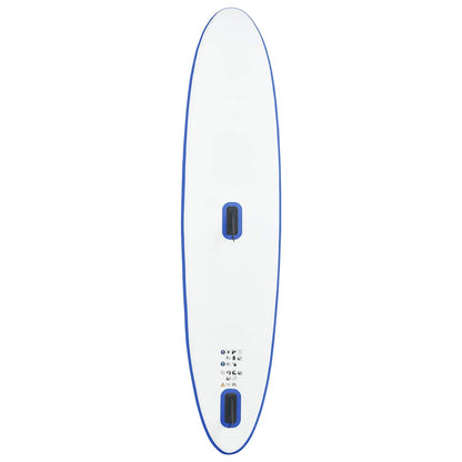 Stand-up paddleboard opblaasbaar met zeilset blauw en wit