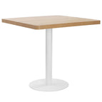 80 x 80 x 75 cm / Lichtbruin en wit