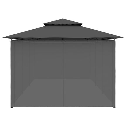Prieel Met Gordijnen 600X298X270 Cm