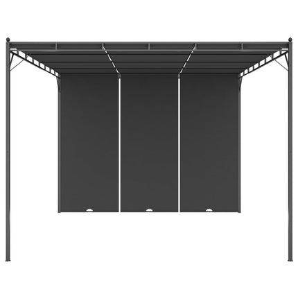 Tuinprieel Met Zijgordijn 4X3X2,25 M