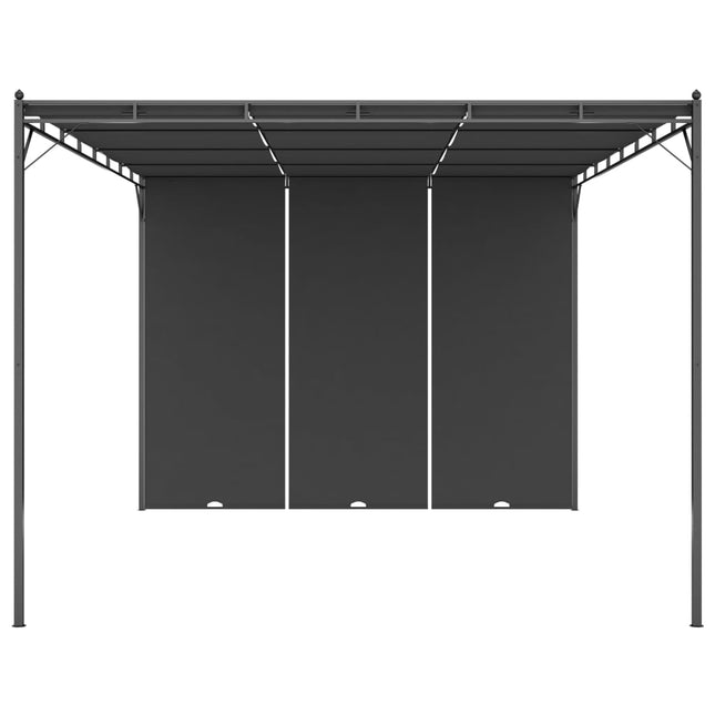 Tuinprieel Met Zijgordijn 4X3X2,25 M