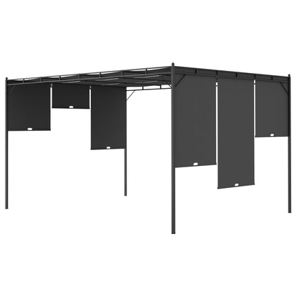 Tuinprieel Met Zijgordijn 4X3X2,25 M