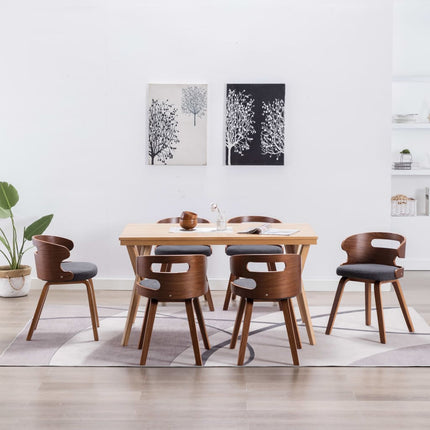 Eetkamerstoelen Kunstleer Bruin