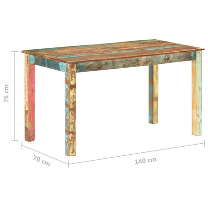 Eettafel Massief Gerecycled Hout