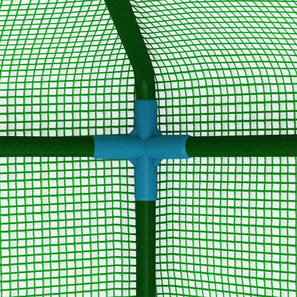 Tuinkas Met Schappen 227X223 Cm Staal