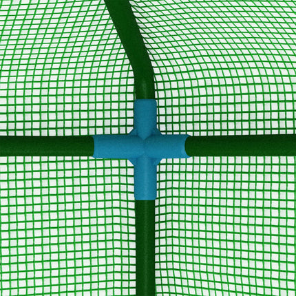 Tuinkas Met Schappen 143X143X195 Cm Staal