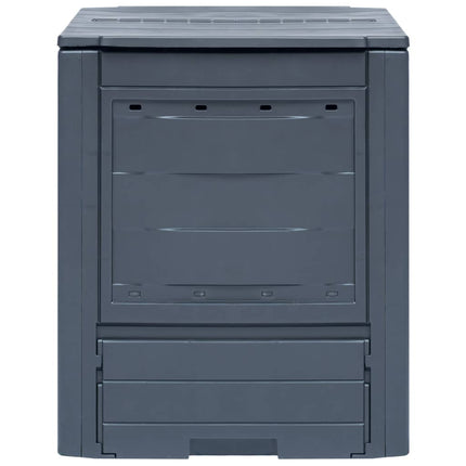 Compostbakken 2 St 60X60X73 Cm Grijs