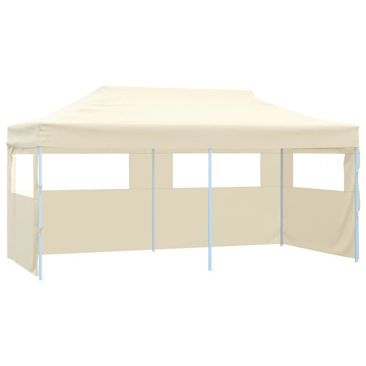 Partytent Met 4 Zijwanden Inklapbaar 3X6 M Staal