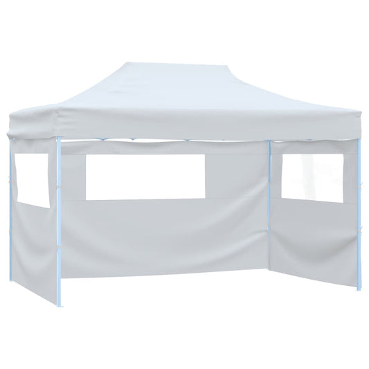 Partytent Met 4 Zijwanden Inklapbaar 3X4,5 M Wit