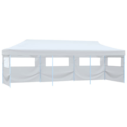 Partytent Pop-Up Met 5 Zijwanden 3X9 M Wit