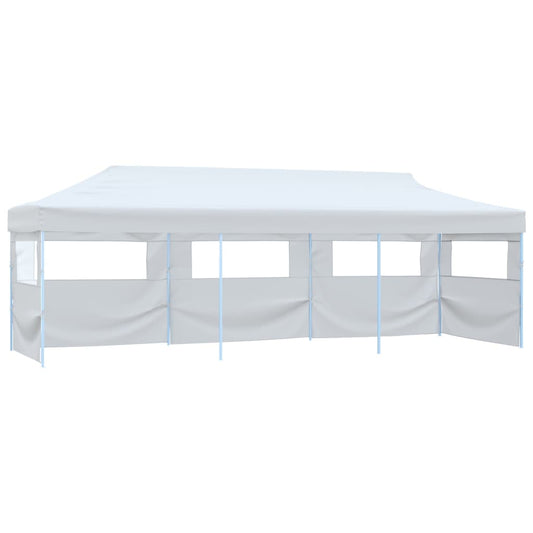 Partytent Pop-Up Met 5 Zijwanden 3X9 M Wit