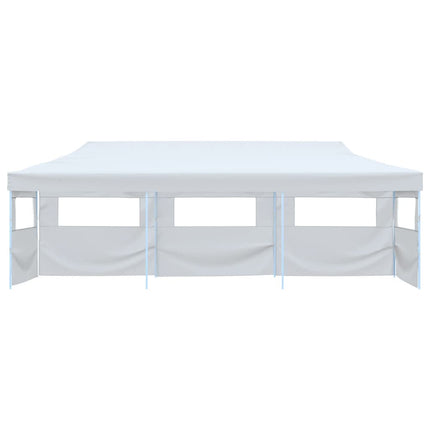 Partytent Pop-Up Met 5 Zijwanden 3X9 M Wit