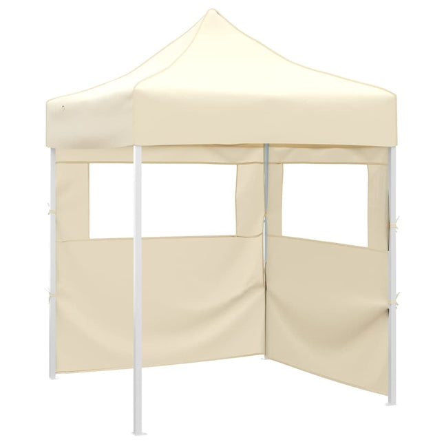 Partytent Inklapbaar 2X2 M Staal Crème