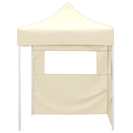 Partytent Inklapbaar 2X2 M Staal Crème