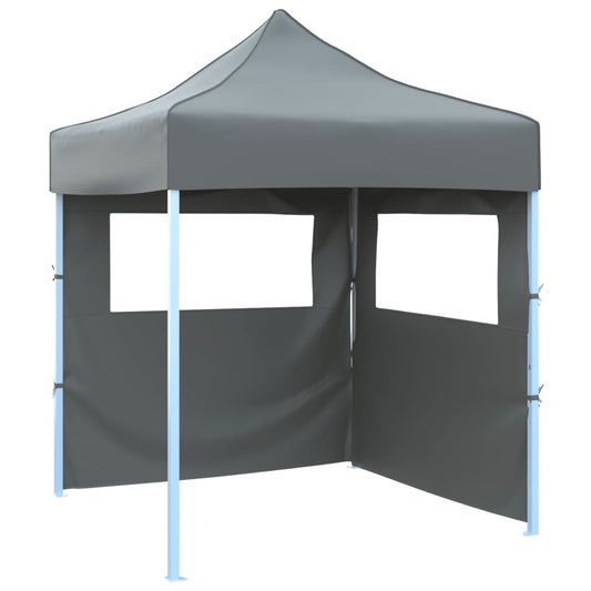 Partytent Inklapbaar 2X2 M Staal Antraciet