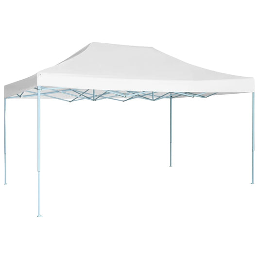 Partytent Inklapbaar 280X410X315 Cm Staal Wit