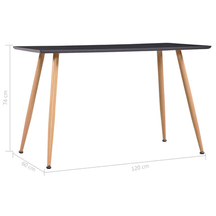 Eettafel 120X60X74 Cm Mdf