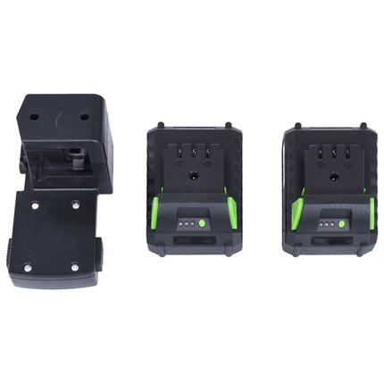 Accugrasmaaier Met 2 Accu's 20 V 2000 Mah Li-Ion