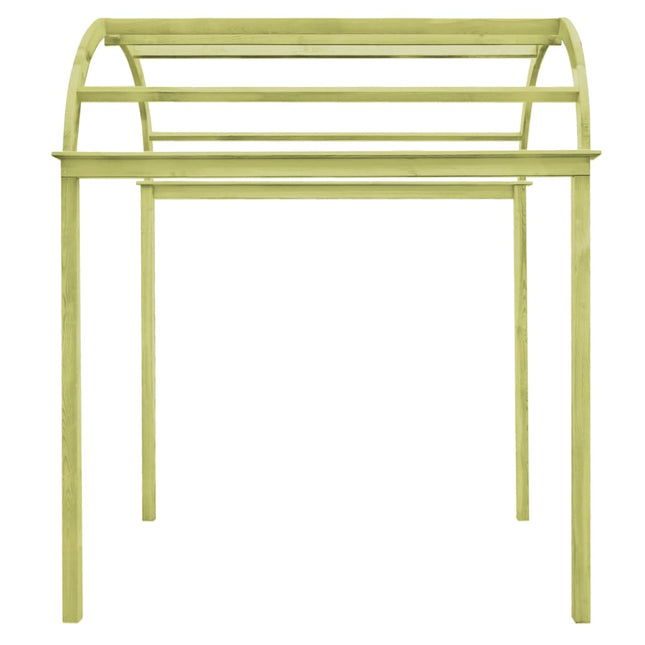 Tuinboog 125X150X235 Cm Geïmpregneerd Grenenhout Wit