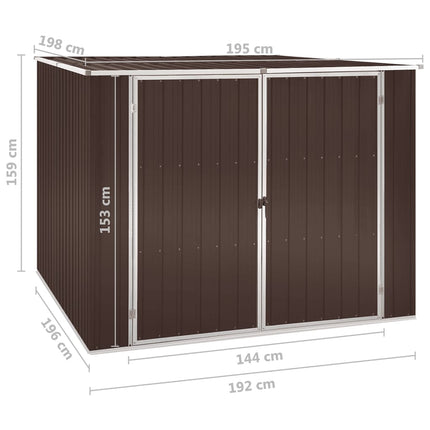 Tuinschuur 195X198X159 Cm Gegalvaniseerd Staal