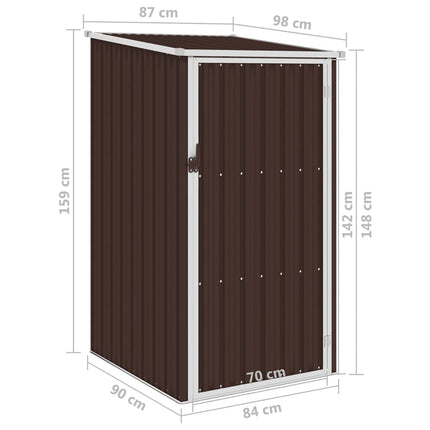 Tuinschuur 87X98X159 Cm Gegalvaniseerd Staal