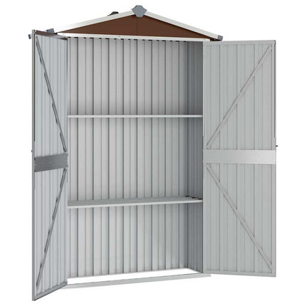 Tuinschuur 116X45X175 Cm Gegalvaniseerd Staal