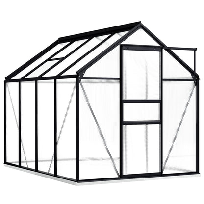 Tuinkas Met Basisframe 4,75 M² Aluminium Antracietkleurig