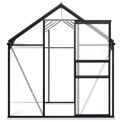 Tuinkas Met Basisframe 4,75 M² Aluminium Antracietkleurig