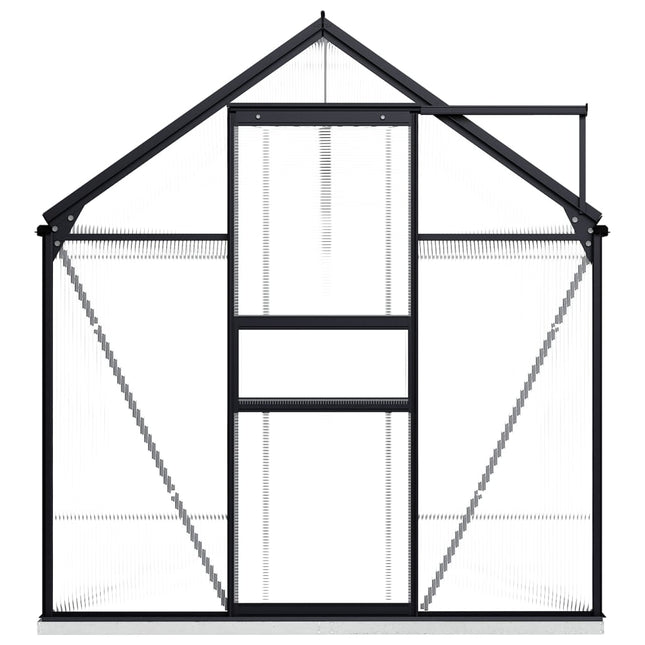 Tuinkas Met Basisframe 7,03 M³ Aluminium Antracietkleurig
