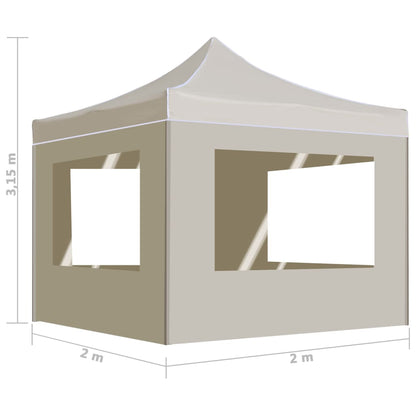 Partytent Inklapbaar 2X2 M Aluminium