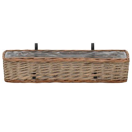 Balkonbakken 80 Cm Wicker Met Pe-Voering
