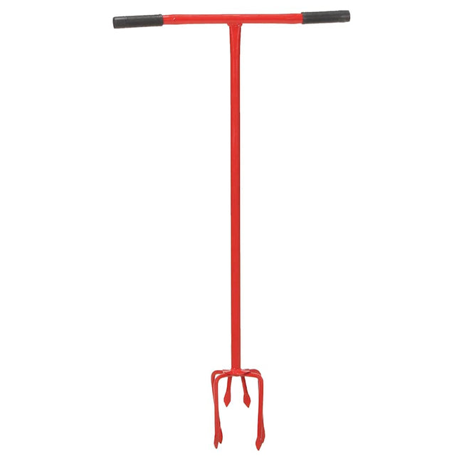 Tuinklauw Staal Rood