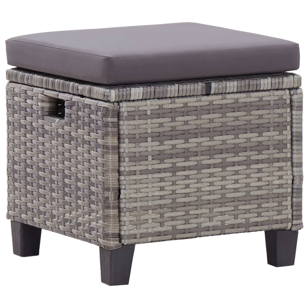 6-Delige Loungeset Met Kussens Poly Rattan