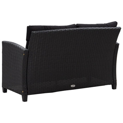 6-Delige Loungeset Met Kussens Poly Rattan