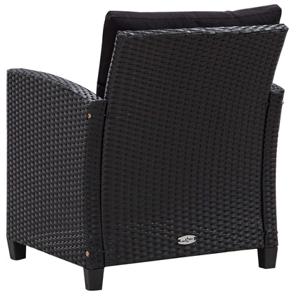 6-Delige Loungeset Met Kussens Poly Rattan