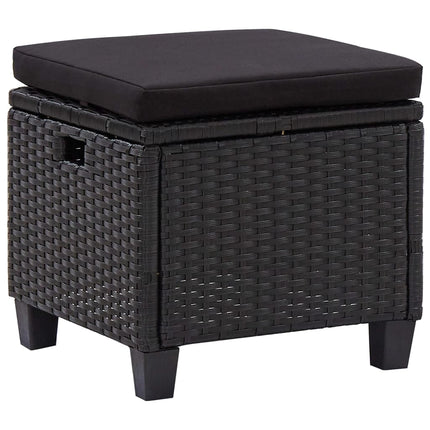 6-Delige Loungeset Met Kussens Poly Rattan