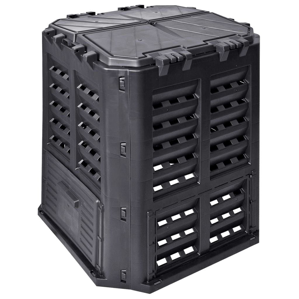 Compostbak 68,9X68,9X83,9 Cm Zwart