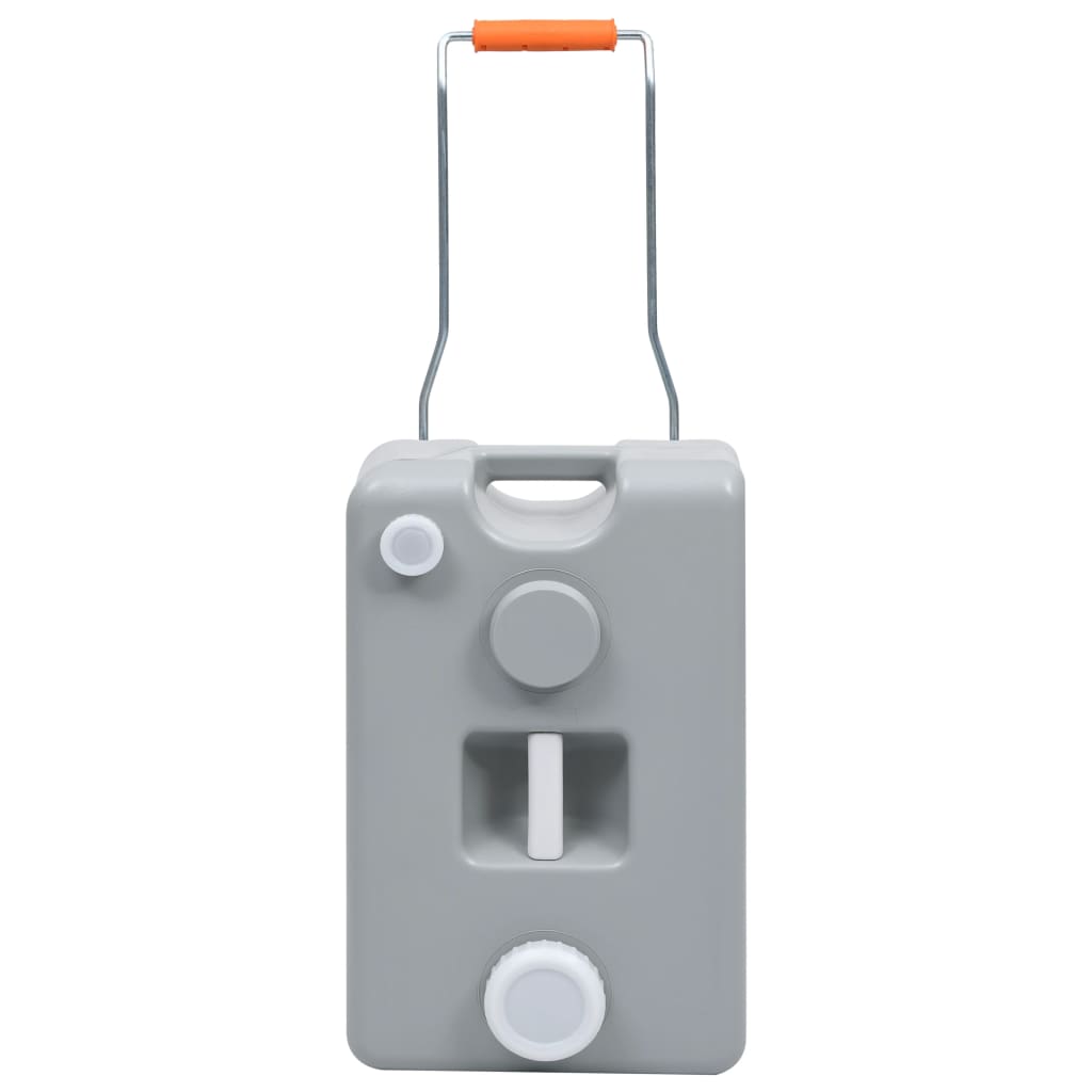 Watertank op wielen 25 L grijs