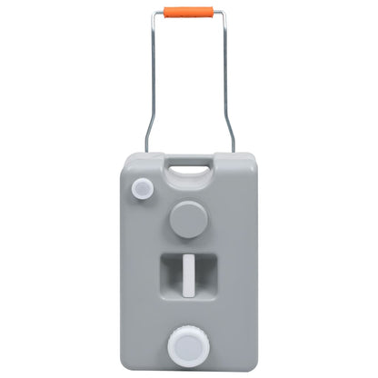 Watertank op wielen 25 L grijs