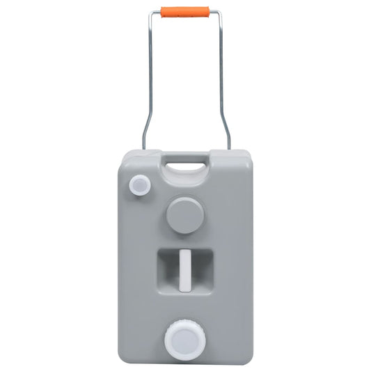 Watertank op wielen 25 L grijs