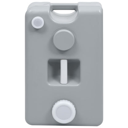 Watertank op wielen 25 L grijs