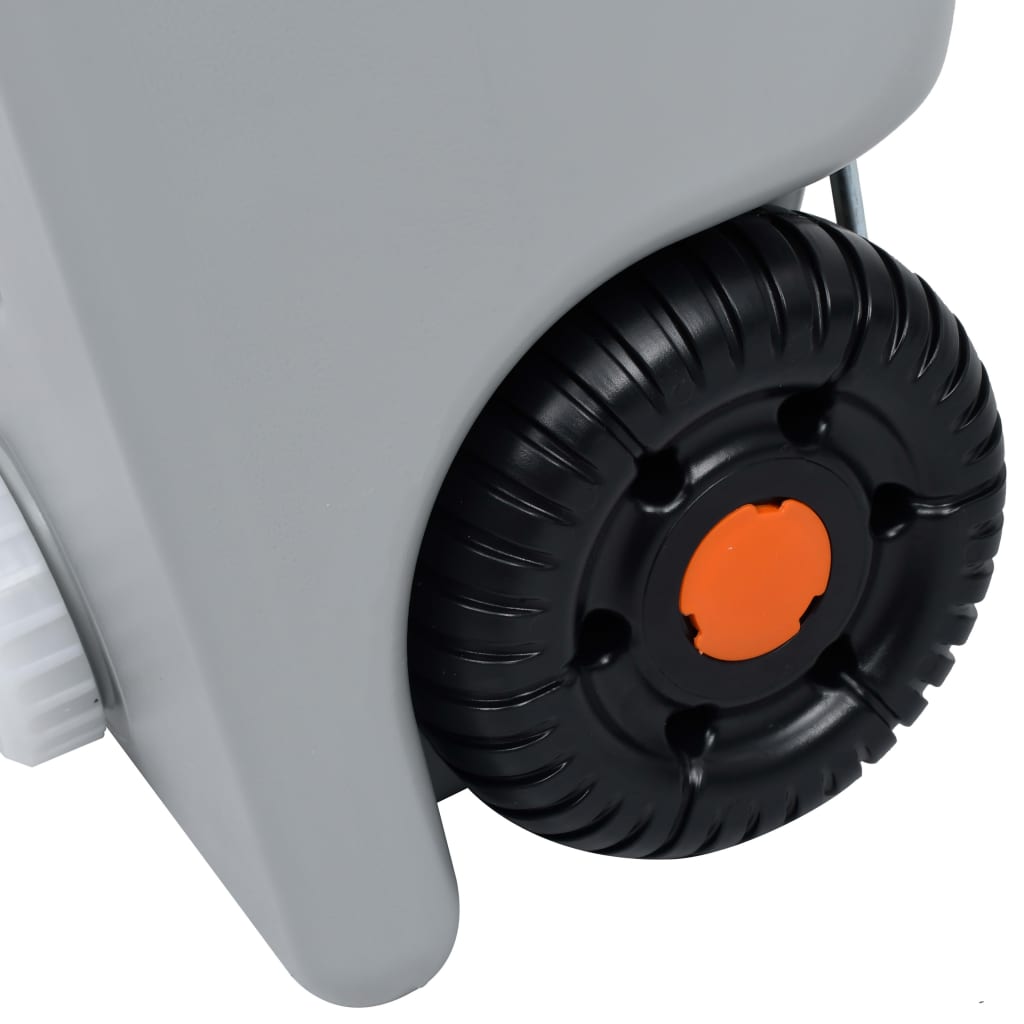 Watertank op wielen 25 L grijs