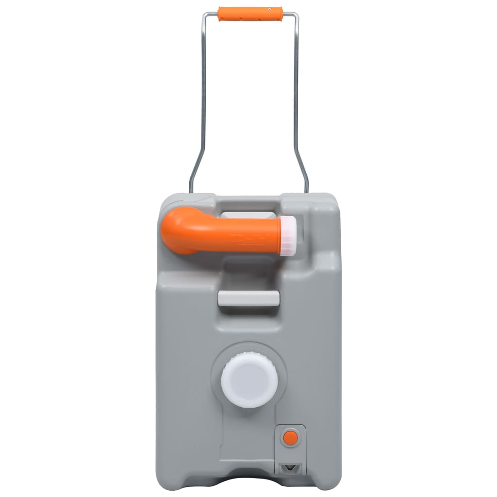 Watertank op wielen 25 L grijs