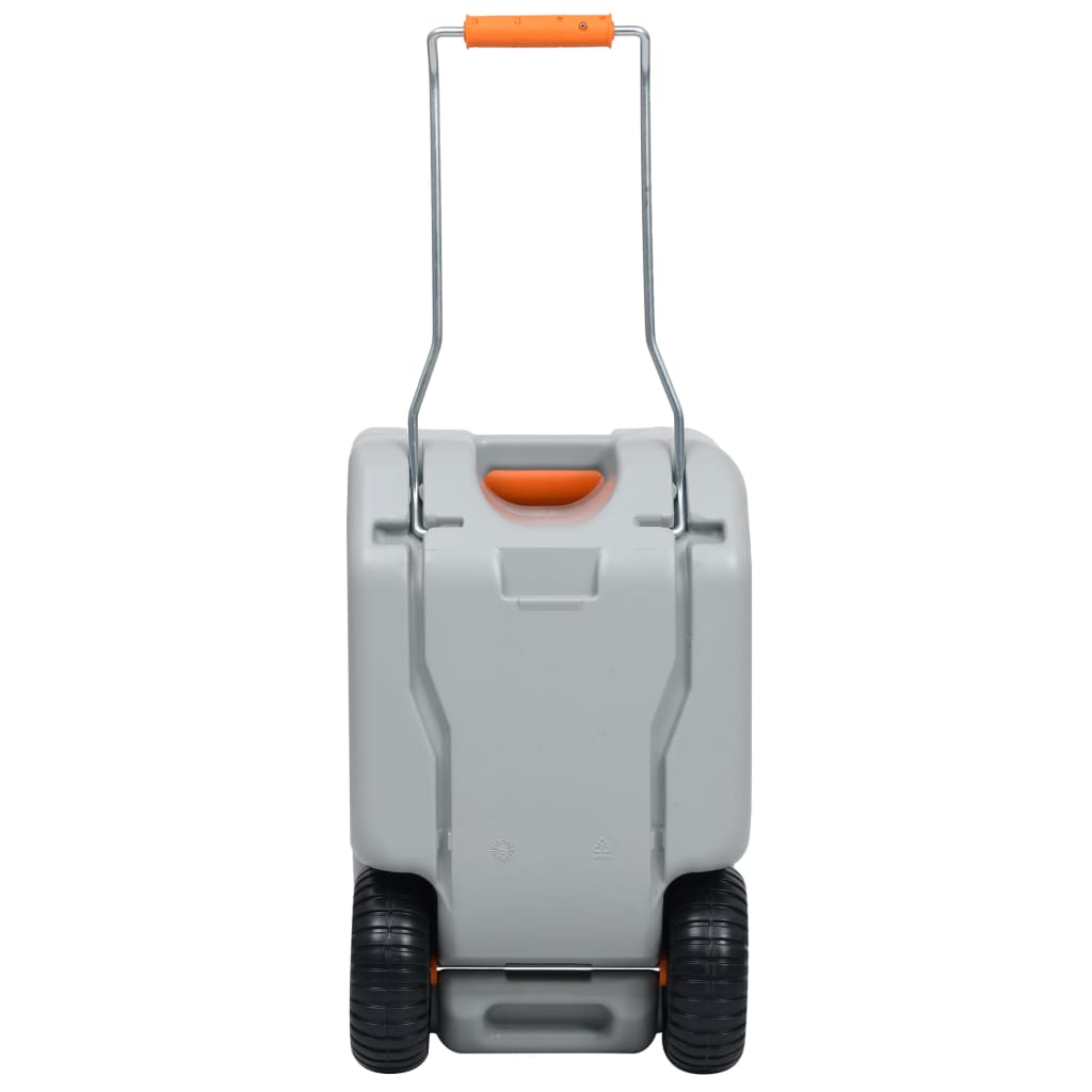 Watertank op wielen 25 L grijs