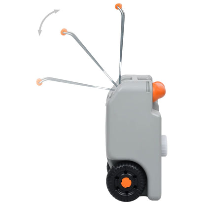 Watertank op wielen 25 L grijs