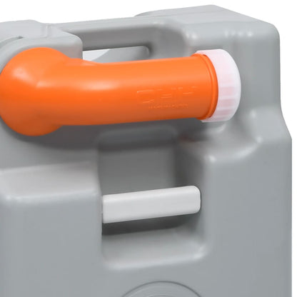 Watertank op wielen 25 L grijs