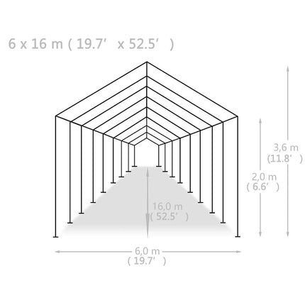 Partytent Pe Wit